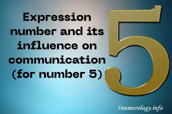 influence on communication (for number 5)