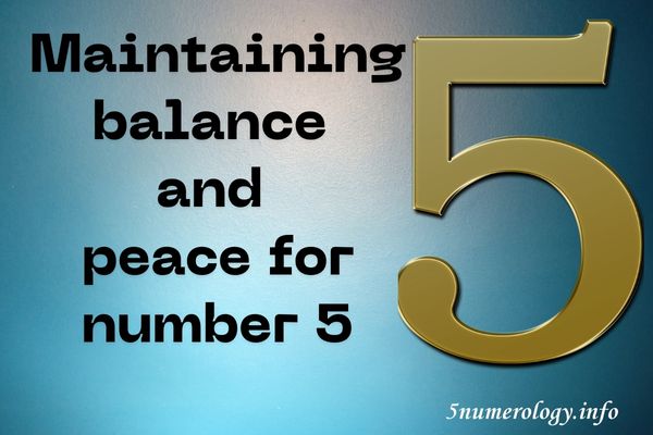 peace for number 5